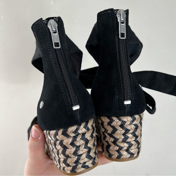 UGG Yarrow Platform Wedge Sandal Women’s Size 9 Black NEW - Picture 7 of 11